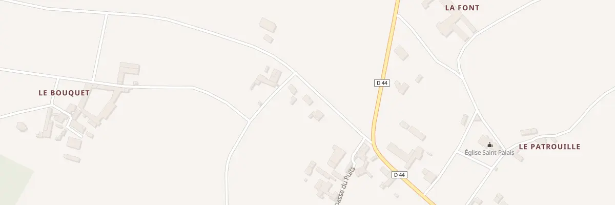 Plan du 5206 Chez Coutard à Verrières