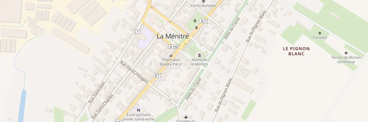 Plan du 3 Rue Marc Leclerc à La Ménitré