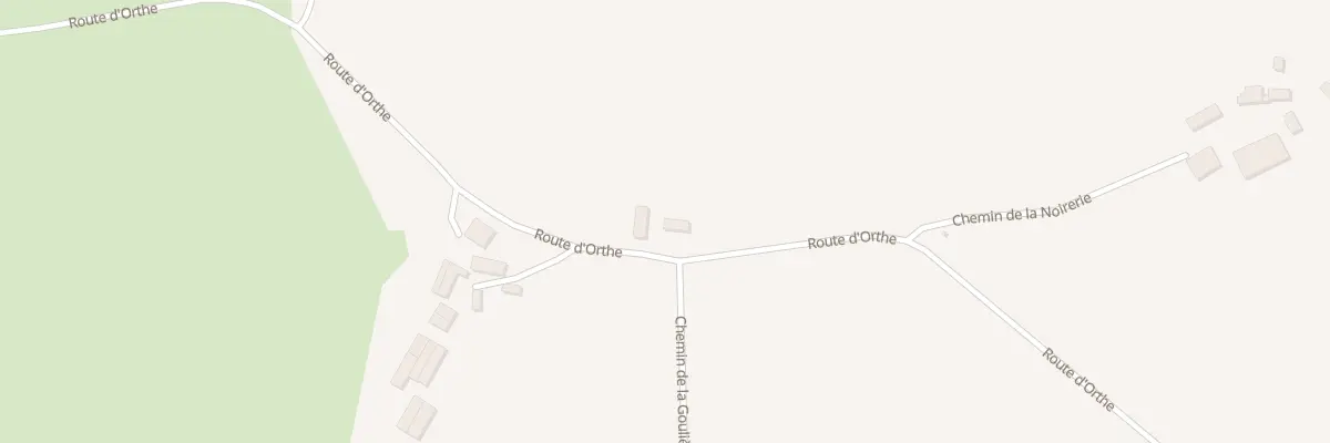 Plan du 267 Rte d’Orthe à Izé