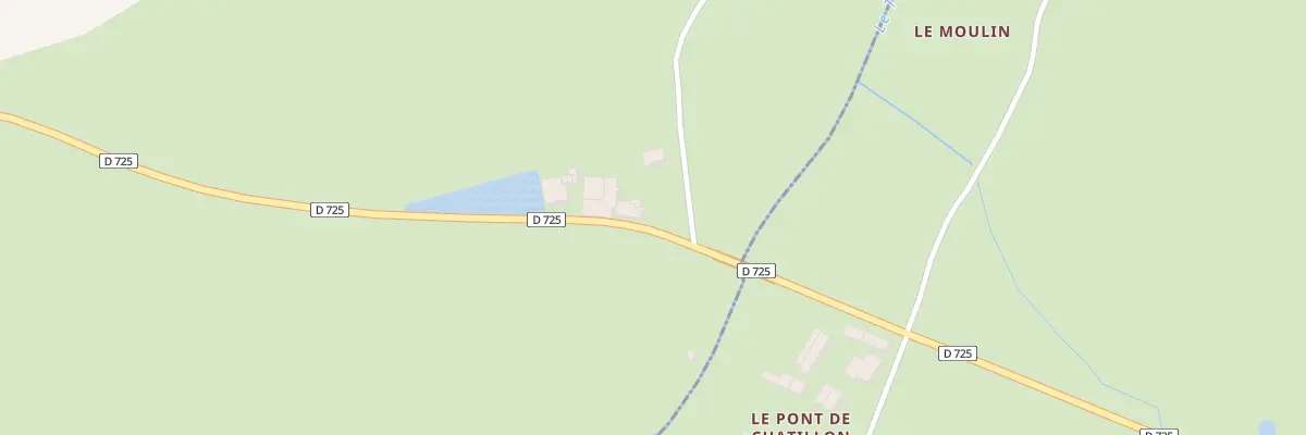 Plan du 3 Le Pont de Chatillon à Faye-l’Abbesse