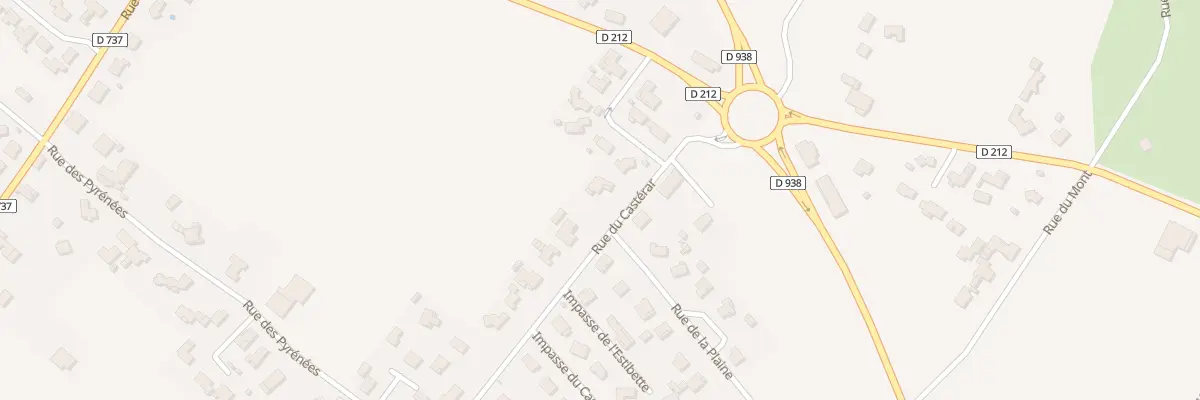 Plan du 35 Rue du Castérar à Bordes