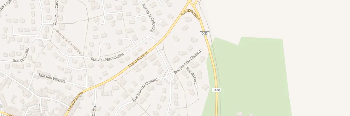Plan du 29 Rue Jean du Chalard à Villaines-la-Juhel