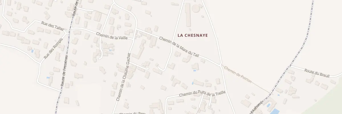 Plan du 18B Che de la Mare du Tail Chesnay à Sainte-Néomaye