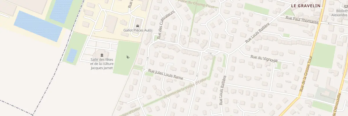 Plan du 8 Rue Jules Rame à Cuverville