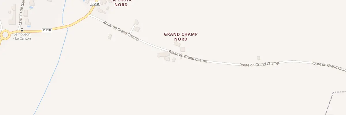 Plan du 15 Rte de Grand Champ à Saint-Léon