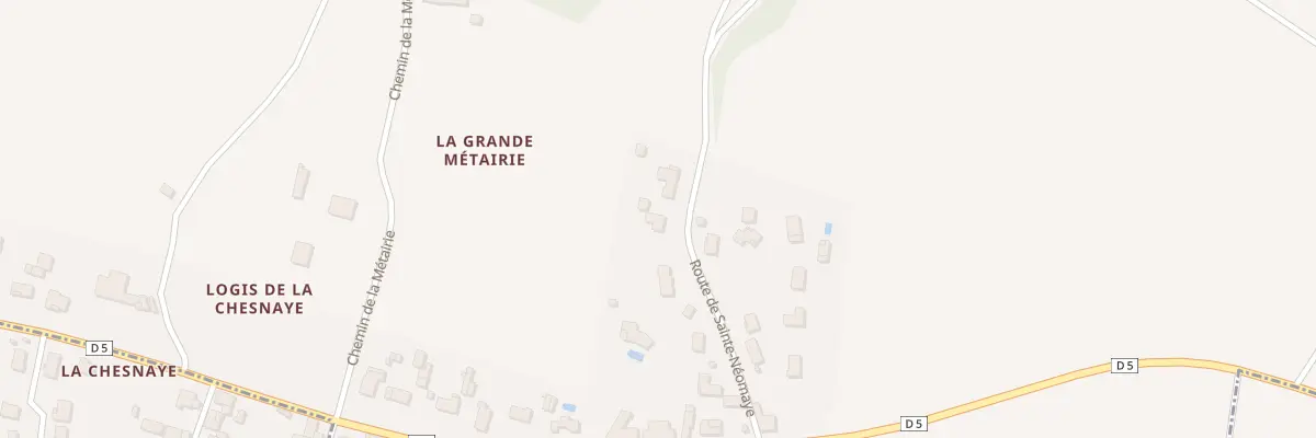 Plan du 7 Rte de Ste Neomaye La Chesnaye à Sainte-Néomaye