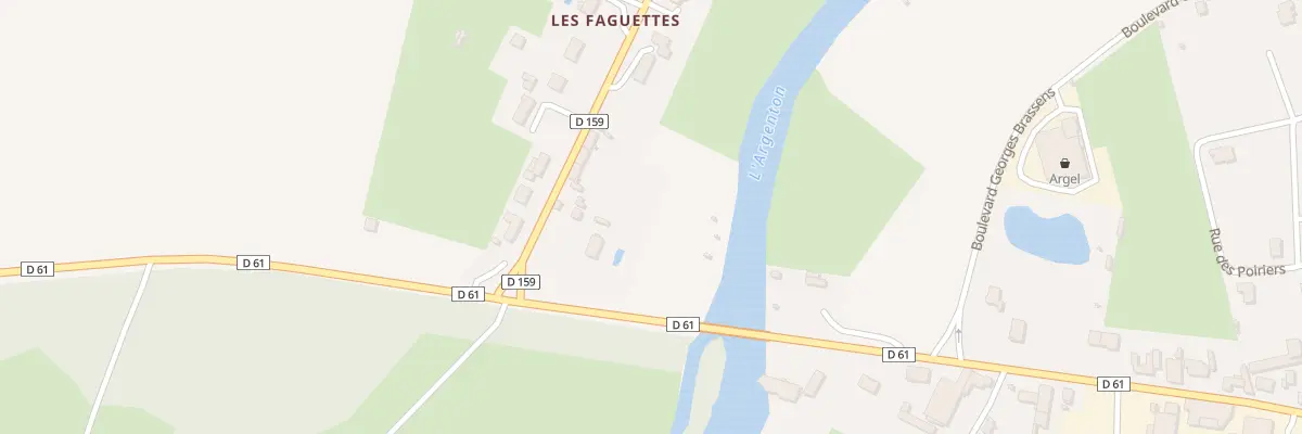 Plan du 102 Rue des Faguettes à Loretz-d’Argenton