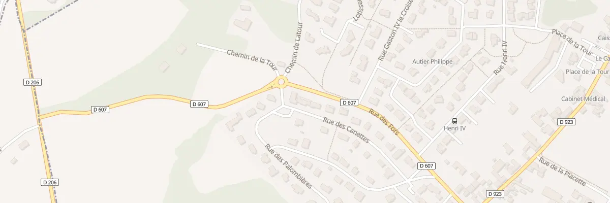 Plan du 20 Rue des Canettes à Morlaàs