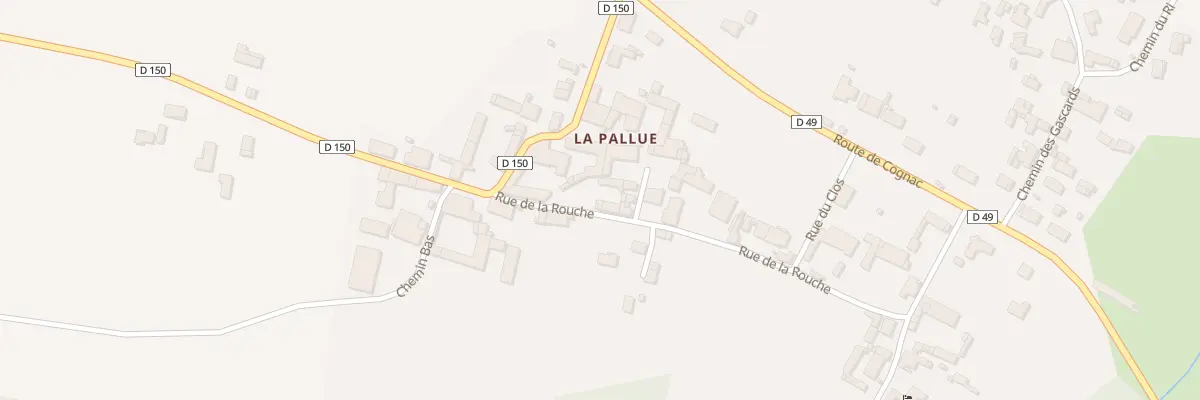 Plan du 26 Rue de la Rouche à Gensac-la-Pallue