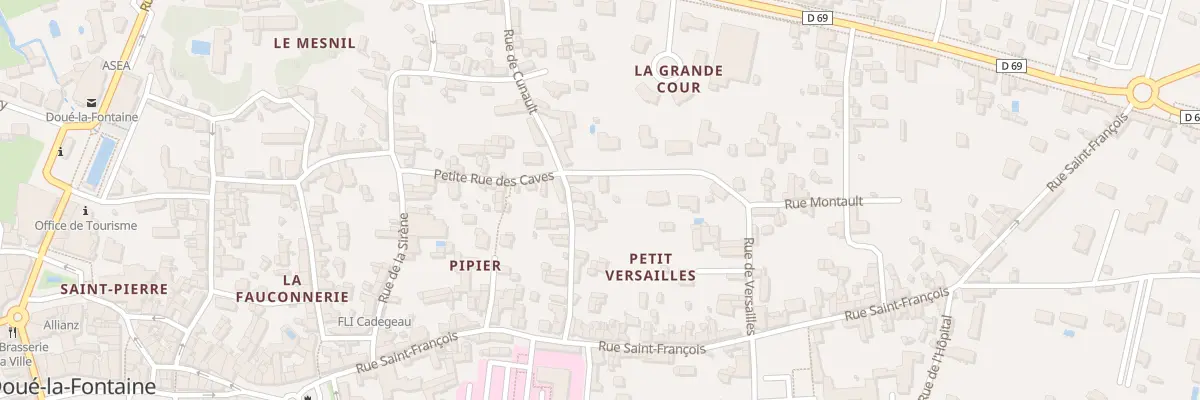 Plan du 12 Rue de cunault à Doué-en-Anjou