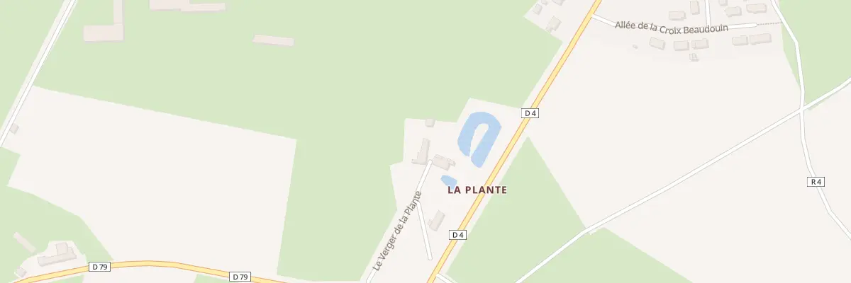 Plan du 5185 La Plante à Poillé-sur-Vègre