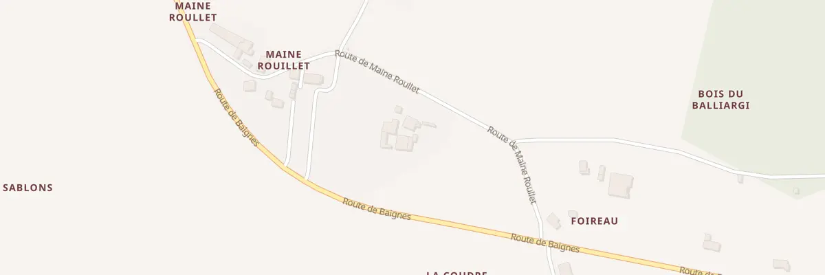 Plan du 5061 La Coudre à Saint-Maigrin