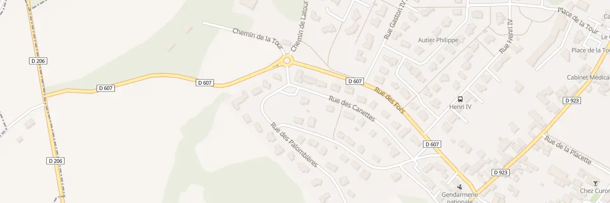 Plan du 13 Rue des Canettes à Morlaàs