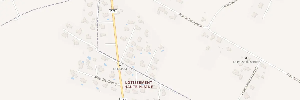 Plan du 1A Che de la Quinda à Sendets