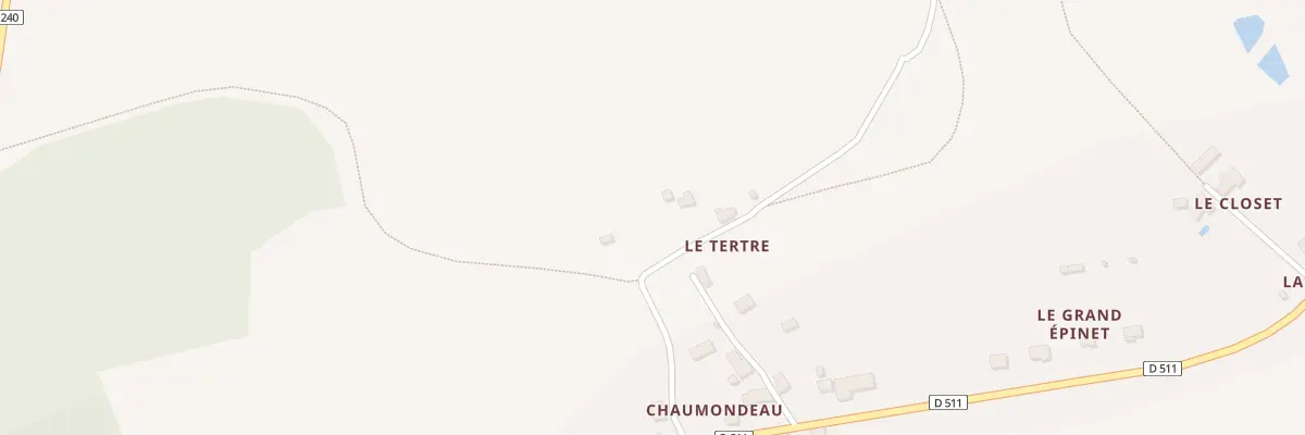 Plan du 5054 Le Tertre à Crennes-sur-Fraubée