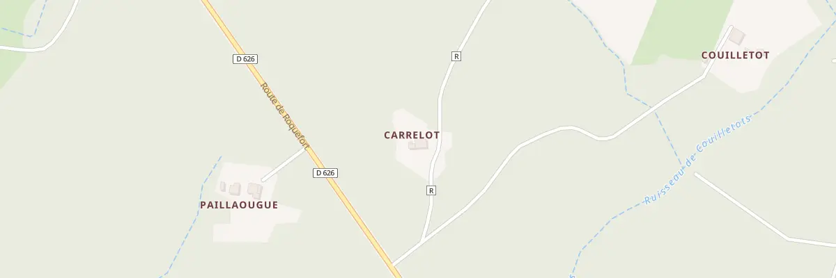 Plan du 5190 Rte de Roquefort à Saint-Justin