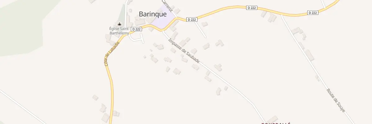 Plan du 9404 Imp de Saubade à Barinque
