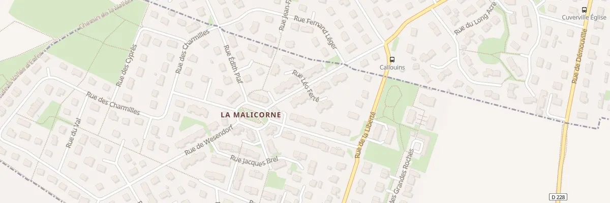 Plan du 6 Rue Léo Férré à Démouville