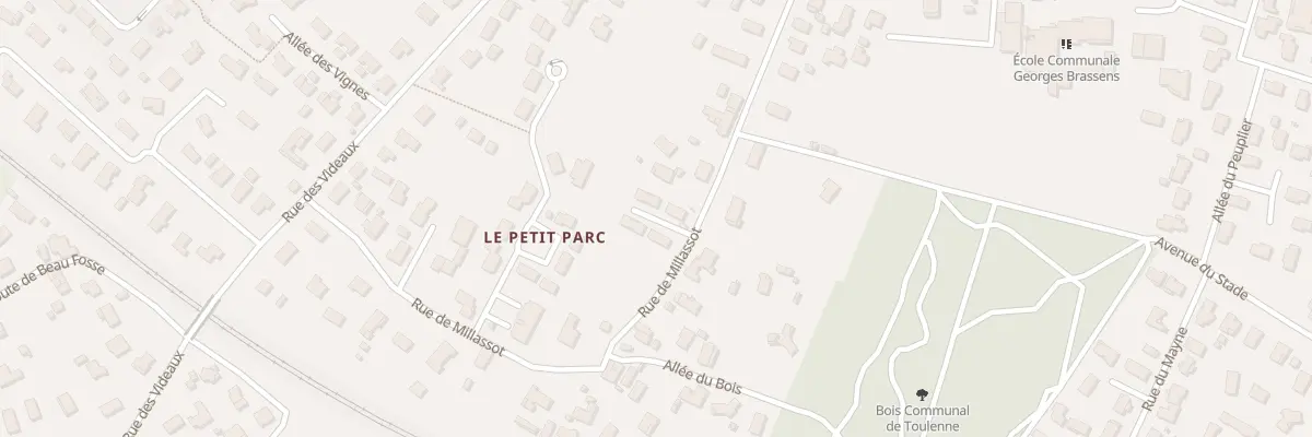 Plan du 23 Rue de Millassot à Toulenne