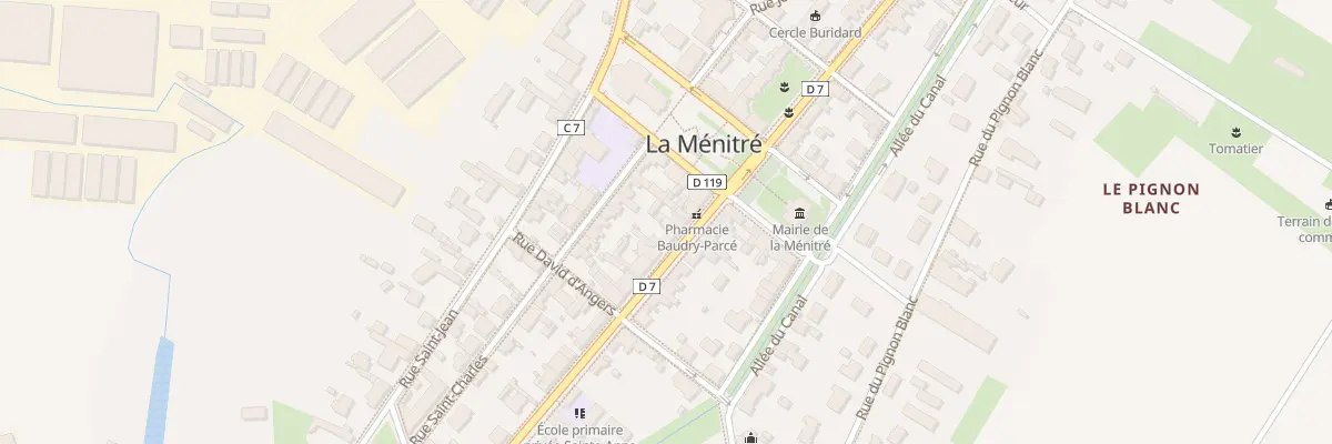 Plan du 10 Rue Marc Leclerc à La Ménitré