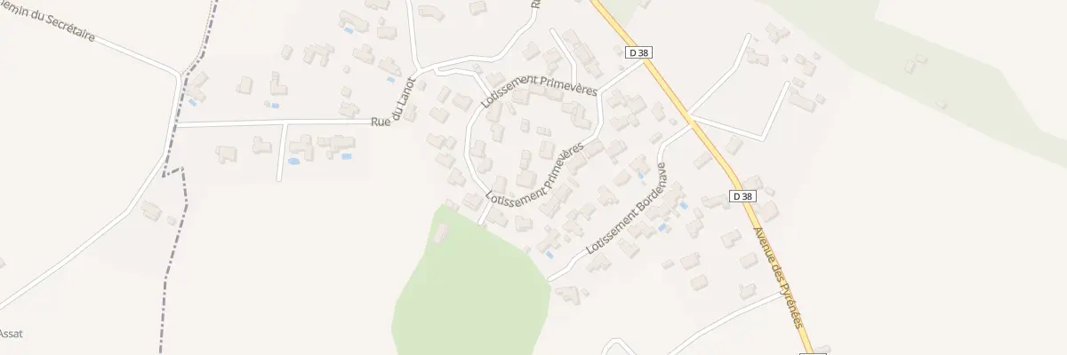 Plan du 35 Lot Primeveres à Ousse