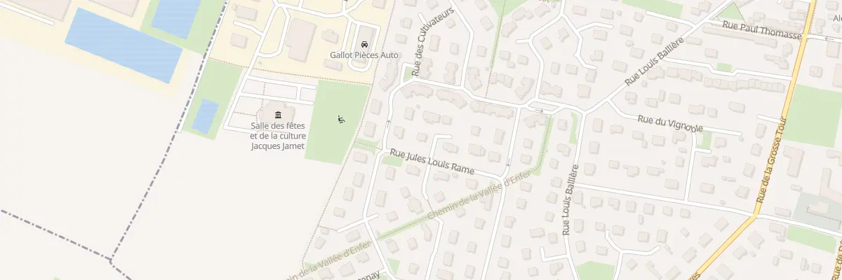 Plan du 12 Rue Jules Rame à Cuverville