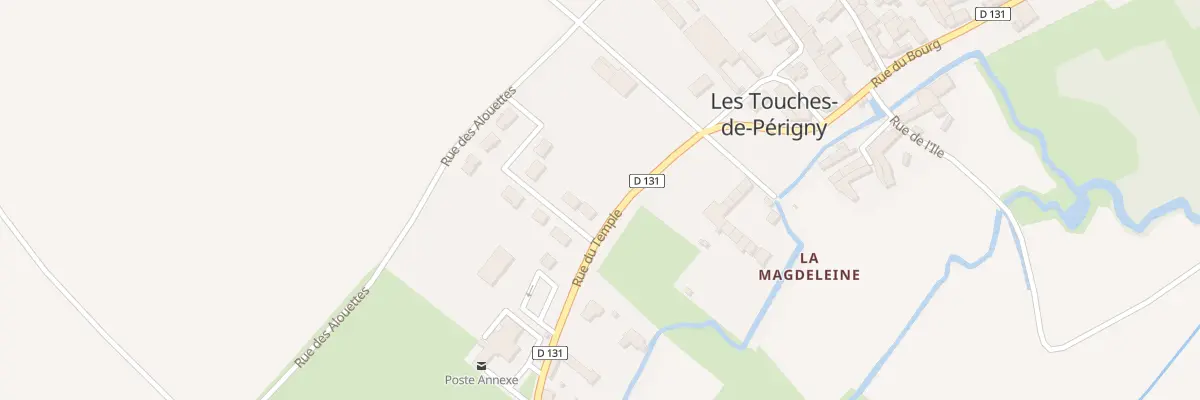 Plan du 2 Rue de la Magdeleine aux Touches-de-Périgny