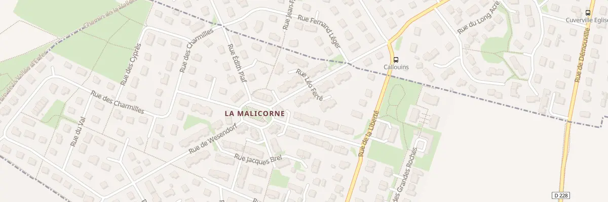 Plan du 4 Rue Léo Férré à Démouville