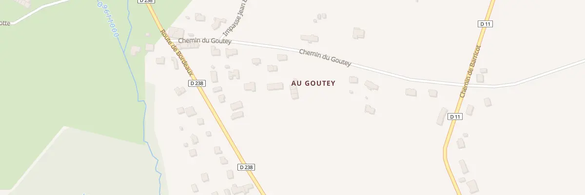 Plan du 9 Che du Goutey à Targon