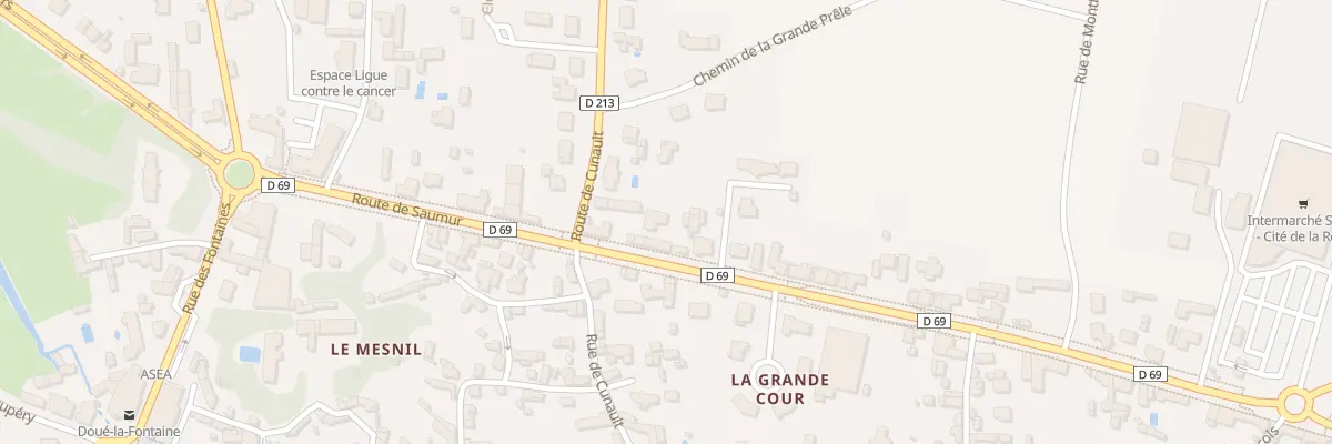 Plan du 13B Rte de Saumur à Doué-en-Anjou