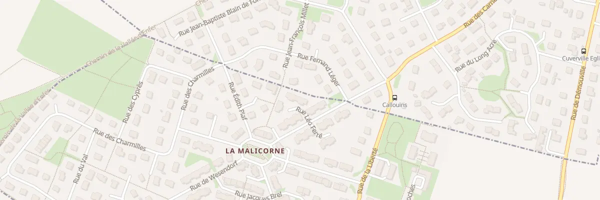 Plan du 21 Rue Léo Férré à Démouville
