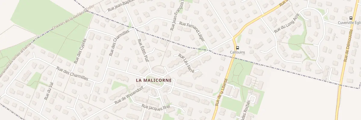 Plan du 11 Rue Léo Férré à Démouville