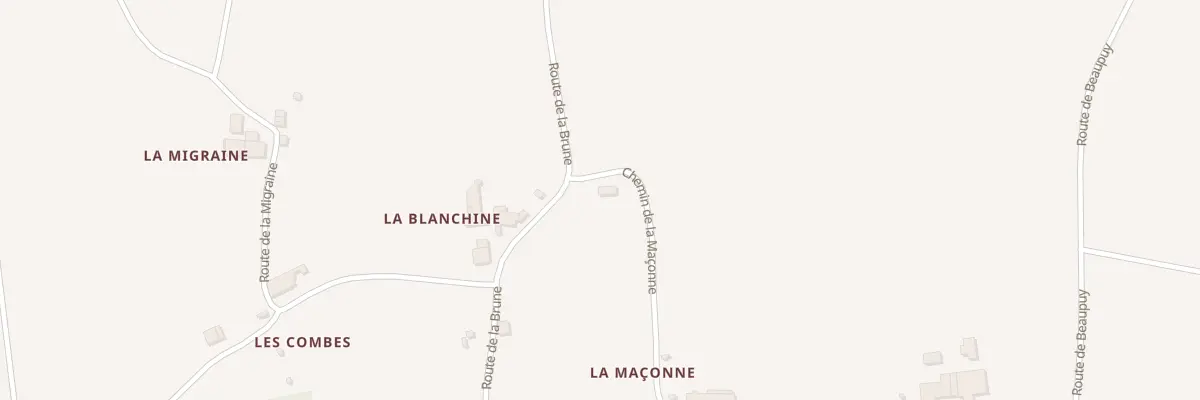 Plan du 5227 La Maconne à Chantillac