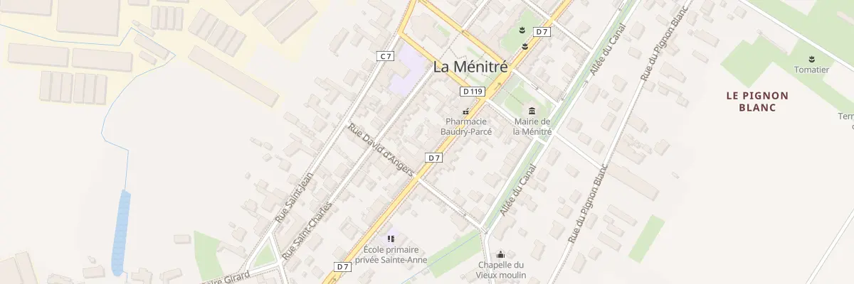 Plan du 16 Rue Marc Leclerc à La Ménitré
