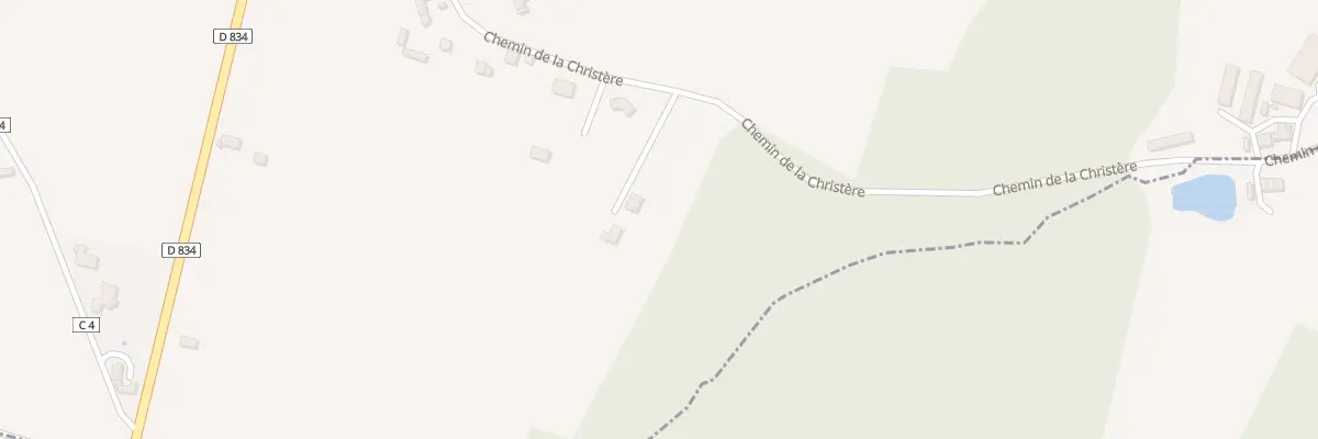 Plan du 22 Che de la Christere à Sarron
