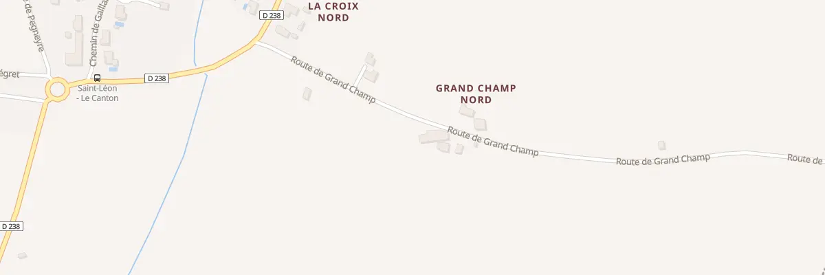 Plan du 11 Rte de Grand Champ à Saint-Léon