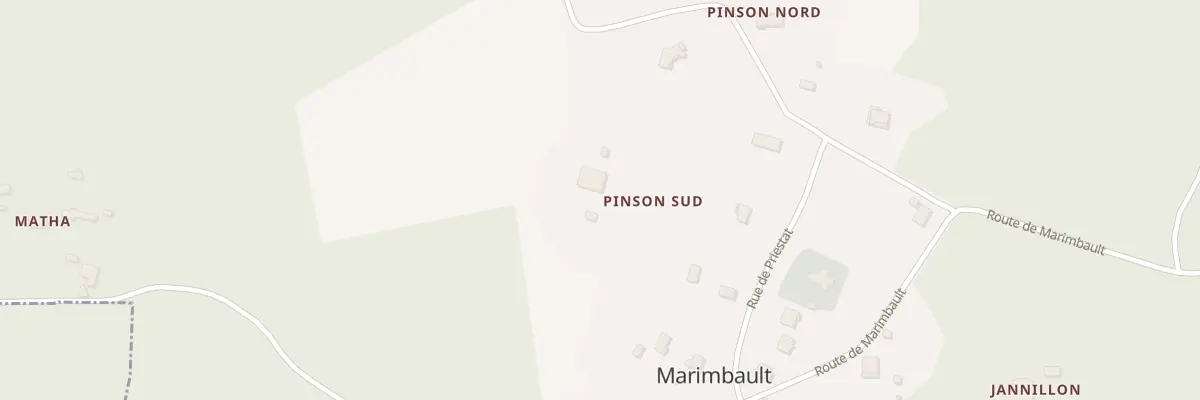 Plan du 5002 Pinson Sud à Marimbault