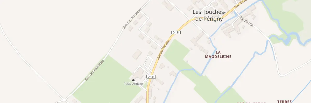 Plan du 1 Rue de la Magdeleine aux Touches-de-Périgny