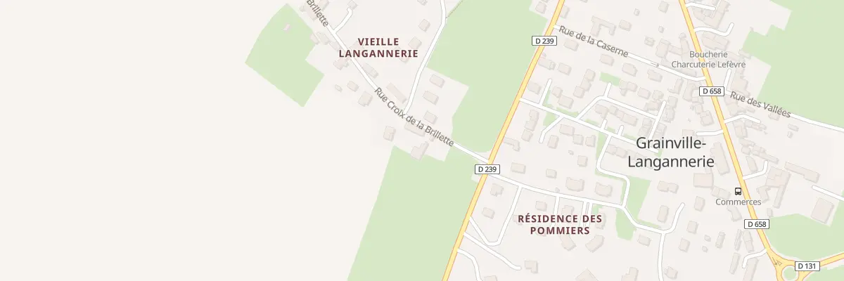 Plan du 5121 Vieille Angannerie à Grainville-Langannerie