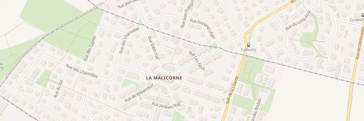 Plan du 5 Rue Léo Férré à Démouville