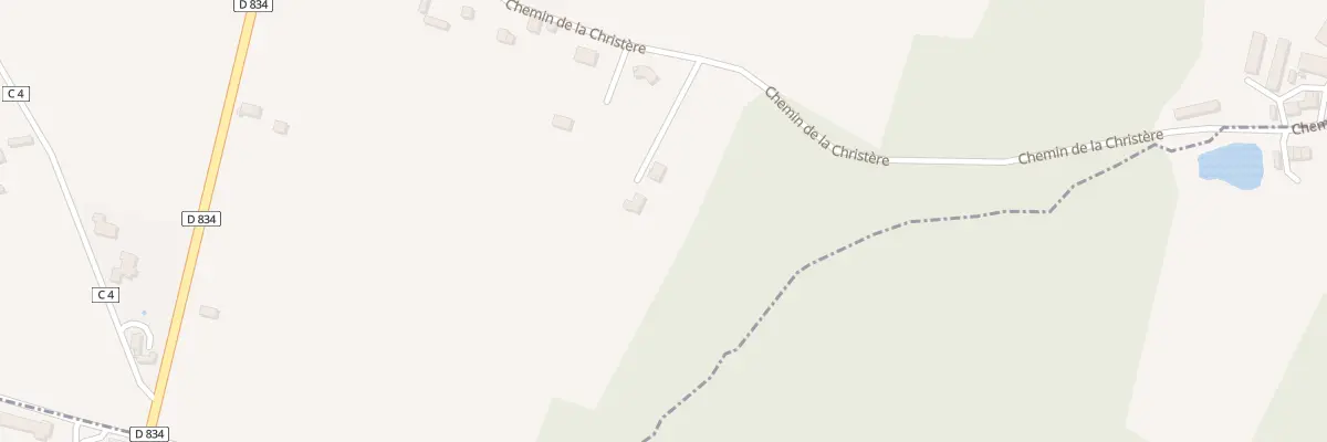 Plan du 20 Che de la Christere à Sarron