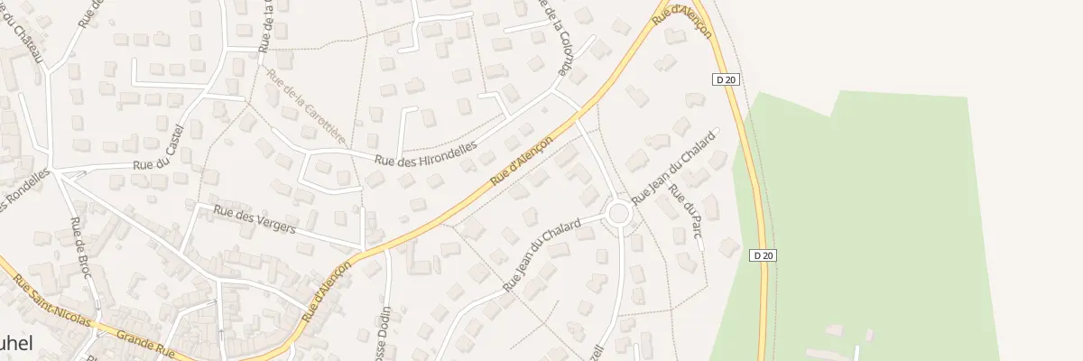 Plan du 25 Rue Jean du Chalard à Villaines-la-Juhel