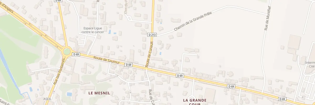 Plan du 66 Rte de Cunault à Doué-en-Anjou