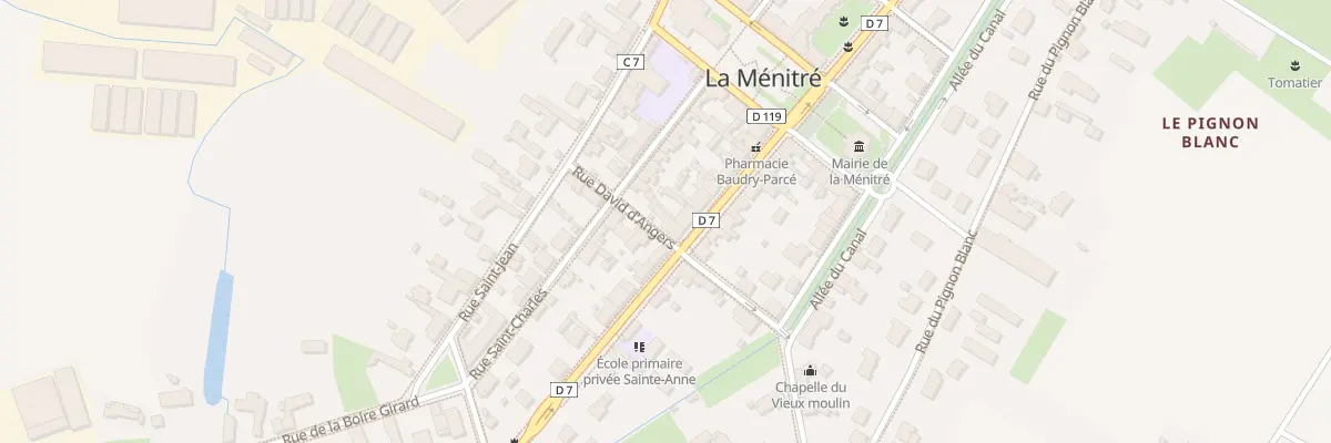 Plan du 22 Rue Marc Leclerc à La Ménitré
