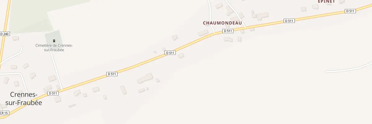 Plan du 4 La Bretonnière à Crennes-sur-Fraubée