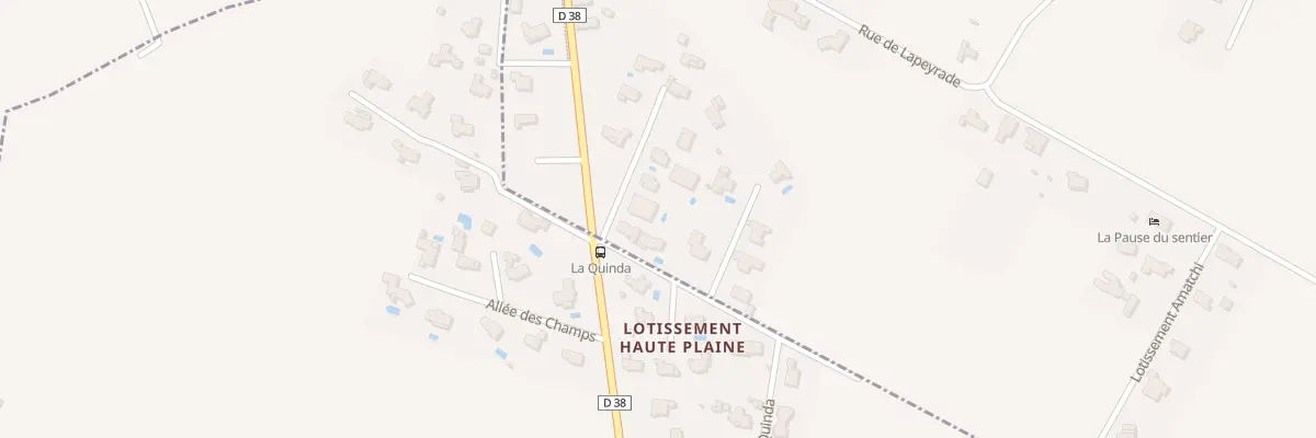 Plan du 1B Imp Laban à Sendets