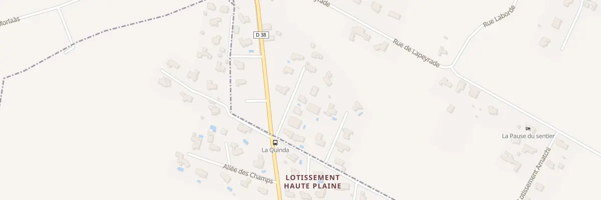 Plan du 2B Lot Laban à Sendets