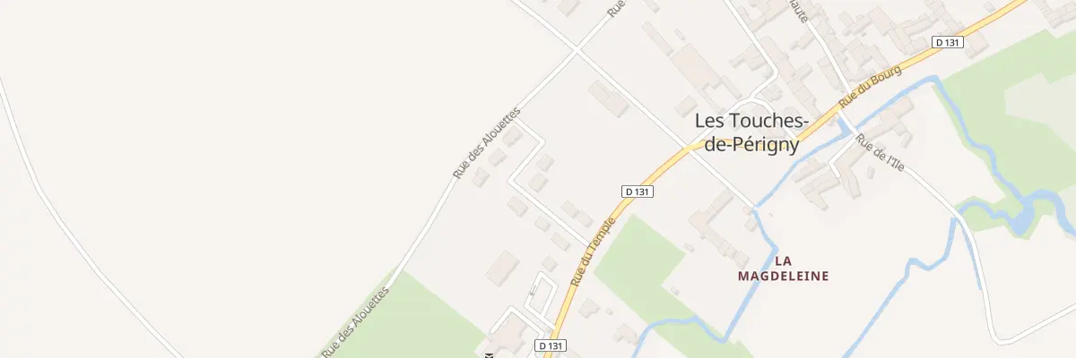 Plan du 6 Rue de la Magdeleine aux Touches-de-Périgny