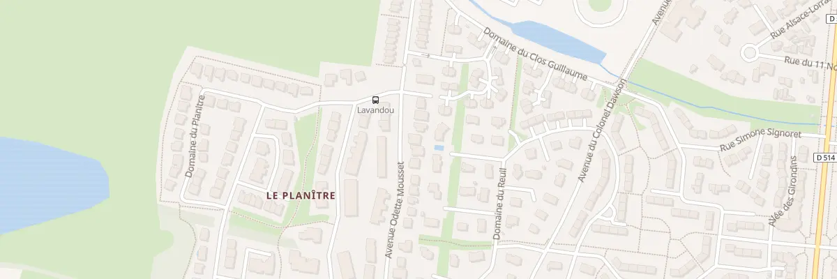 Plan du 5 Av Odette Mousset à Ouistreham