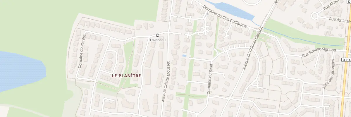 Plan du 7 Av Odette Mousset à Ouistreham